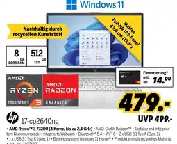 MEDIMAX Hp laptop 17-cp2640ng Angebot