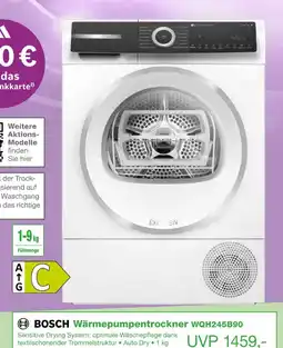 EP Bosch wärmepentrockner wqh245b90 Angebot