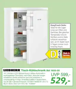 EP Liebherr tisch-kühlschrank rdi 1620-20 Angebot
