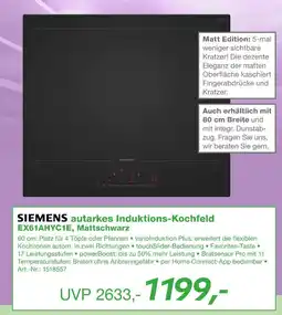 EP Siemens autarkes induktions-kochfeld ex61ahyc1e Angebot