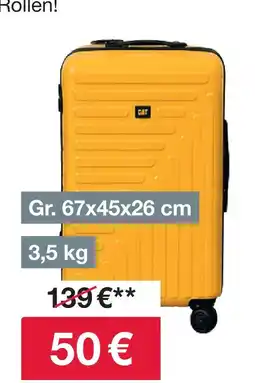 Woolworth Caterpillar hartschalenkoffer Angebot