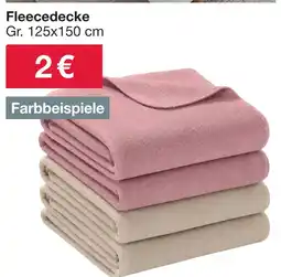 Woolworth Fleecedecke Angebot