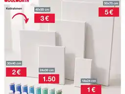 Woolworth Keilrahmen Angebot