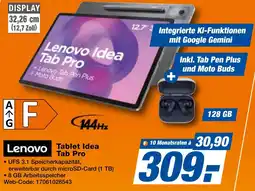 K+B Expert Lenovo Tablet Idea Tab Pro Angebot