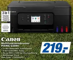 K+B Expert Canon Multifunktionsdrucker PIXMA G3590 Angebot