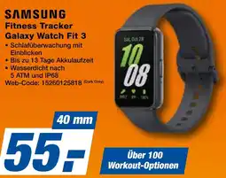 K+B Expert SAMSUNG Fitness Tracker Galaxy Watch Fit 3 Angebot