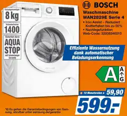 K+B Expert BOSCH Waschmaschine WAN2829E Serie 4 Angebot