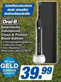 K+B Expert Oral-B Elektrische Zahnbürste Clean & Protect Black Edition Angebot