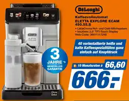 K+B Expert DeLonghi Kaffeevollautomat ELETTA EXPLORE ECAM 450.55.S Angebot