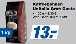 K+B Expert Kaffeebohnen Unitalia Gran Gusto Angebot