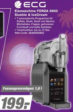 K+B Expert ECG Eismaschine FORZA 9800 Slushie & IceCream Angebot