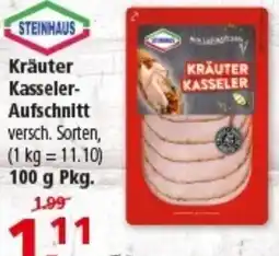 Multi Markt STEINHAUS Kräuter Kasseler Aufschnitt Angebot