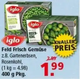 Multi Markt iglo Feld Frisch Gemüse Angebot