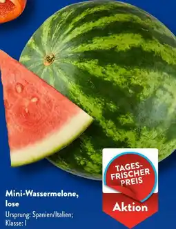Aldi Süd Mini-Wassermelone, lose Angebot