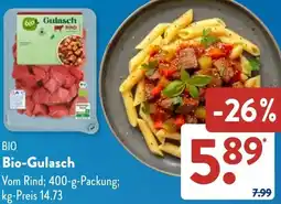 Aldi Süd Bio-Gulasch Angebot