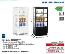 METRO METRO PROFESSIONAL Kühlvitrine GGC 2078 Angebot