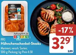 Aldi Süd BBQ Hähnchenschenkel-Steaks Angebot