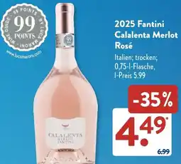 Aldi Süd 2025 Fantini Calalenta Merlot Rosé Angebot