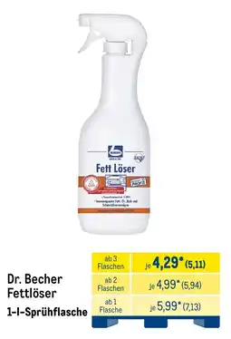 METRO Dr. Becher Fettlöser Angebot