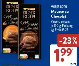 Aldi Süd MOSER ROTH Mousse au Chocolat Angebot