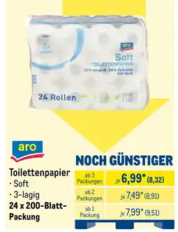 METRO aro Toilettenpapier Angebot