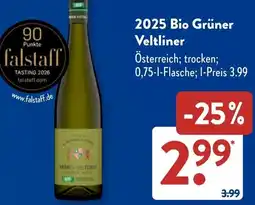 Aldi Süd 2025 Bio Grüner Veltliner Angebot