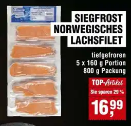 Handelshof SIEGFROST NORWEGISCHES LACHSFILET Angebot