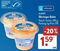 Aldi Süd ALMARE Shrimps-Salat Angebot