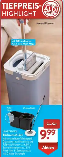 Aldi Süd HOME CREATION Bodenwisch-Set Angebot