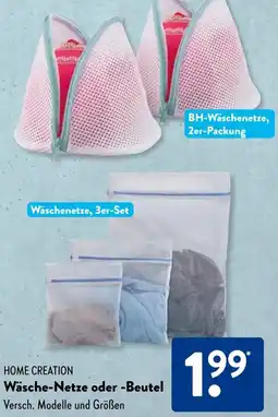 Aldi Süd HOME CREATION Wäsche-Netze oder Beutel Angebot