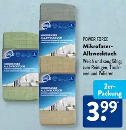 Aldi Süd POWER FORCE Mikrofaser Allzwecktuch Angebot