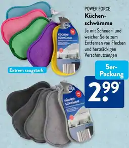 Aldi Süd POWER FORCE Küchenschwämme Angebot
