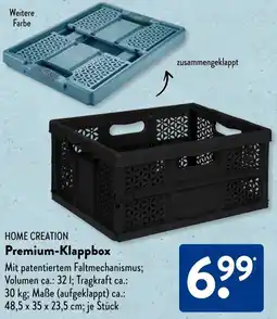 Aldi Süd HOME CREATION Premium-Klappbox Angebot