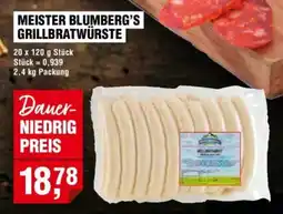 Handelshof MEISTER BLUMBERG'S GRILLBRATWÜRSTE Angebot