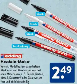 Aldi Süd edding Haushalts-Marker Angebot