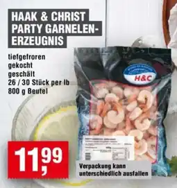 Handelshof HAAK & CHRIST PARTY GARNELEN- ERZEUGNIS Angebot