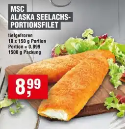 Handelshof MSC ALASKA SEELACHS- PORTIONSFILET Angebot