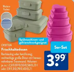Aldi Süd CROFTON Frischhaltedosen Angebot