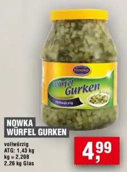 Handelshof NOWKA WÜRFEL GURKEN Angebot