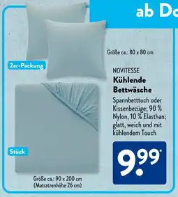 Aldi Süd NOVITESSE Kühlende Bettwäsche Angebot
