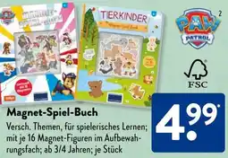 Aldi Süd Magnet-Spiel-Buch Angebot