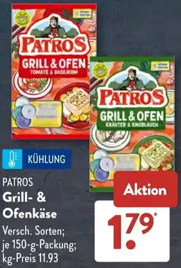 Aldi Süd PATROS Grill- & Ofenkäse Angebot