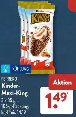 Aldi Süd FERRERO Kinder Maxi-King Angebot