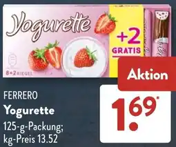 Aldi Süd FERRERO Yogurette Angebot