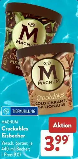 Aldi Süd MAGNUM Crackables Eisbecher Angebot
