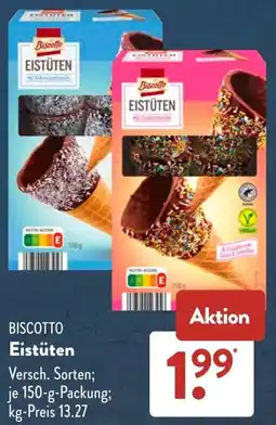 Aldi Süd BISCOTTO Eistüten Angebot