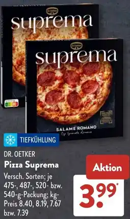 Aldi Süd DR. OETKER Pizza Suprema Angebot