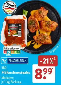 Aldi Süd BBQ Hähnchensteaks Angebot