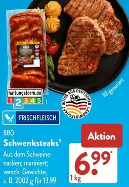 Aldi Süd BBQ Schwenksteaks Angebot