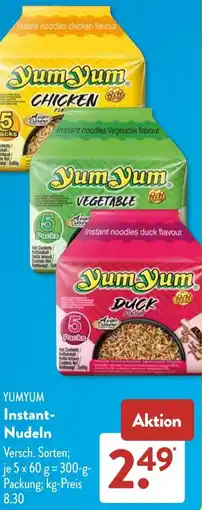 Aldi Süd YUMYUM Instant Nudeln Angebot